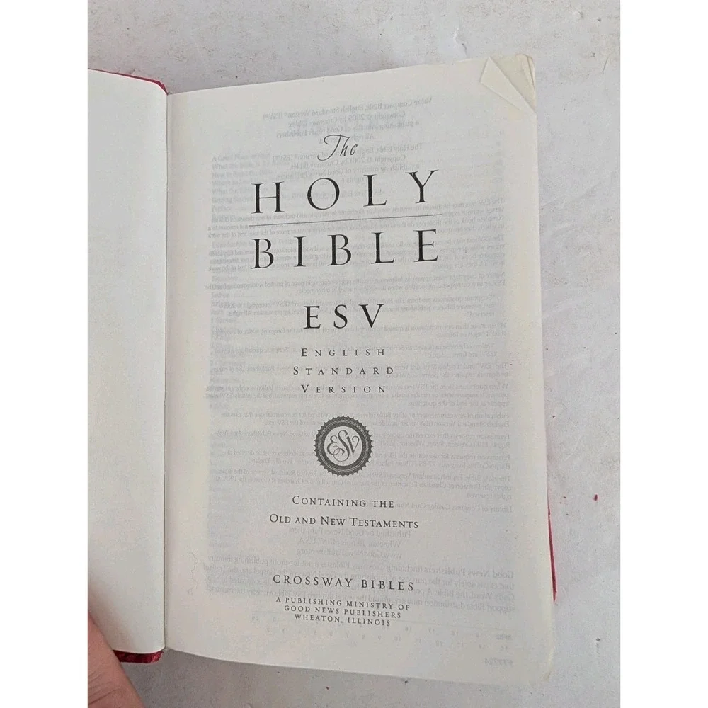 Crossway ESV Compact Bible Pink Faux Leather Holy Bible Value Edition